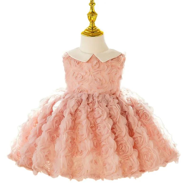 Robe de Soirée Anniversaire ICJAEHAO 2026 pour Enfants, Vêtements pour Filles, Robe de Demoiselle d'