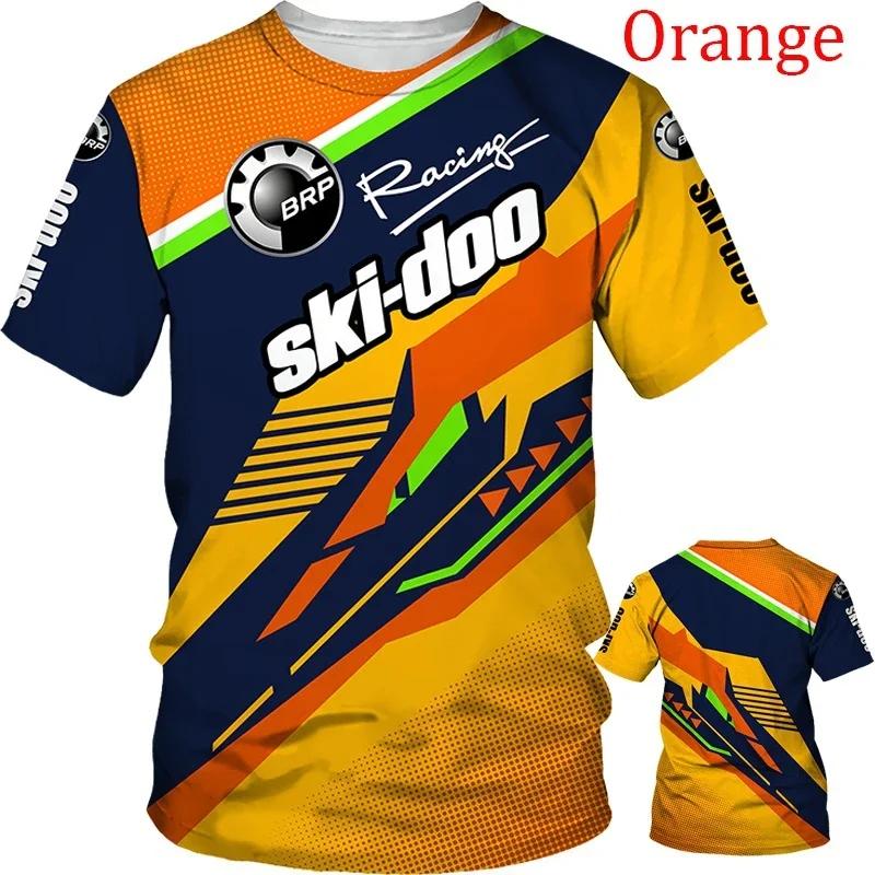 T-shirt de course moto pour homme BRP Can-Am, impression 3D, sport extrême, séchage rapide, respiran