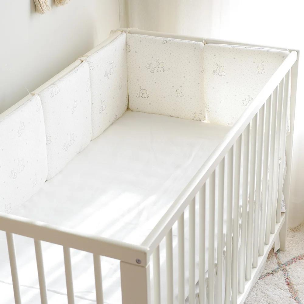 Pare-chocs lit bébé lavable protection anti-collision sécurité nouveau-né 6 pièces R64