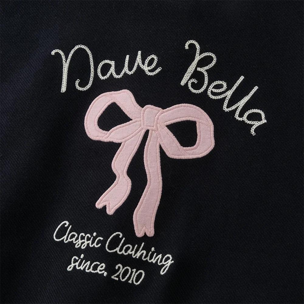 Dave Bella enfants filles veste de Baseball hauts automne vêtements d'extérieur mode décontracté enf