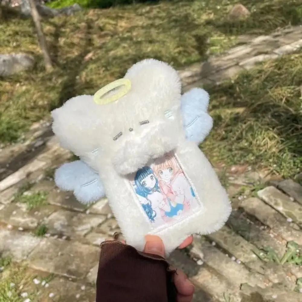 Étui pour carte Photo mignon, sac de dessin animé, porte-clés en forme d'étoile, porte-carte d'étudi