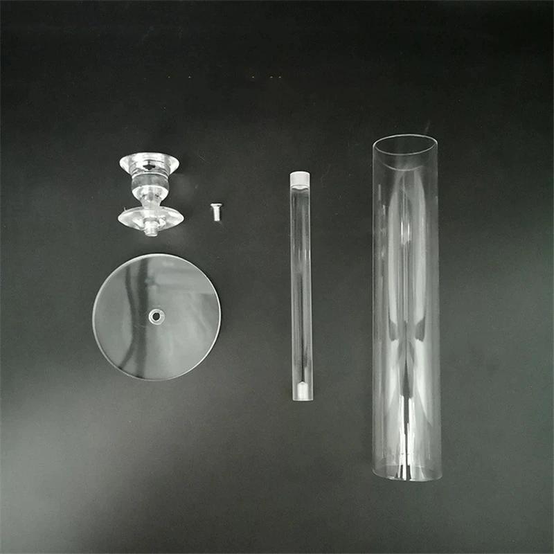 Bougeoirs en cristal, 3 pièces, chandelier en acrylique, plomb de route, centres de table, décoratio
