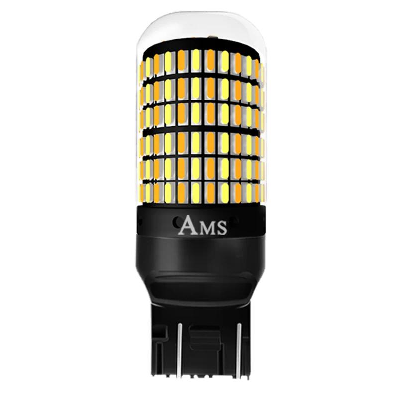 Lampe de Signalisation LED P21w 7443 3157, Ampoule 168smd Canbus, enquêter de Freinage 1157, Bay15d 