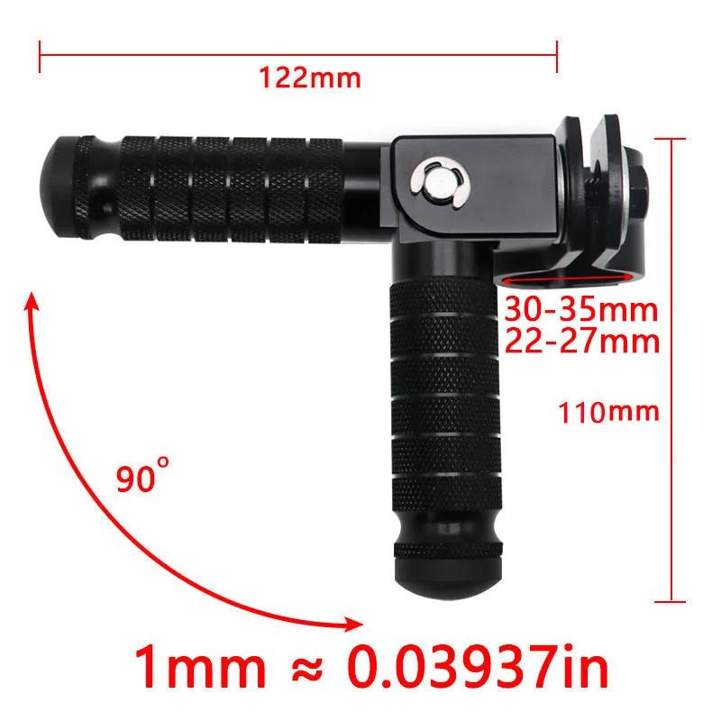 Pince de 22-27/30-35mm, pièce de moto en aluminium CNC, pédales universelles, repose-pieds pliés, mo
