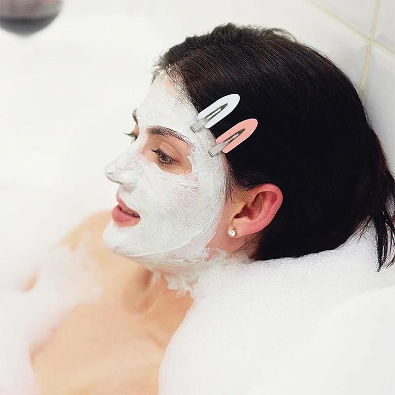 Pinces à cheveux sans couture, 10 pièces/ensemble, Barrette à frange latérale, maquillage, lavage du