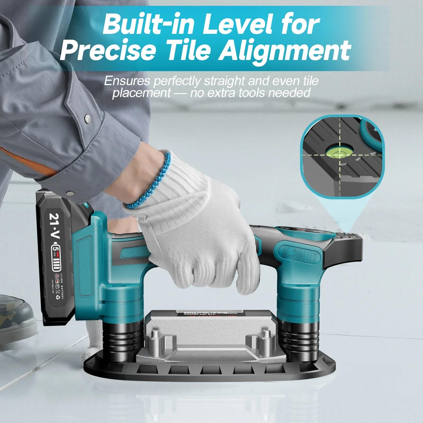 Makita – Machine de pose de carreaux à 9 vitesses, 400KG, nivellement par vibrations, outil électriq