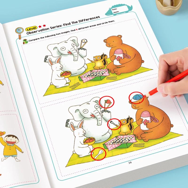 Cahier d'activités sur les différences invisibles, comprenant 32 jeux d'observation interactifs et d