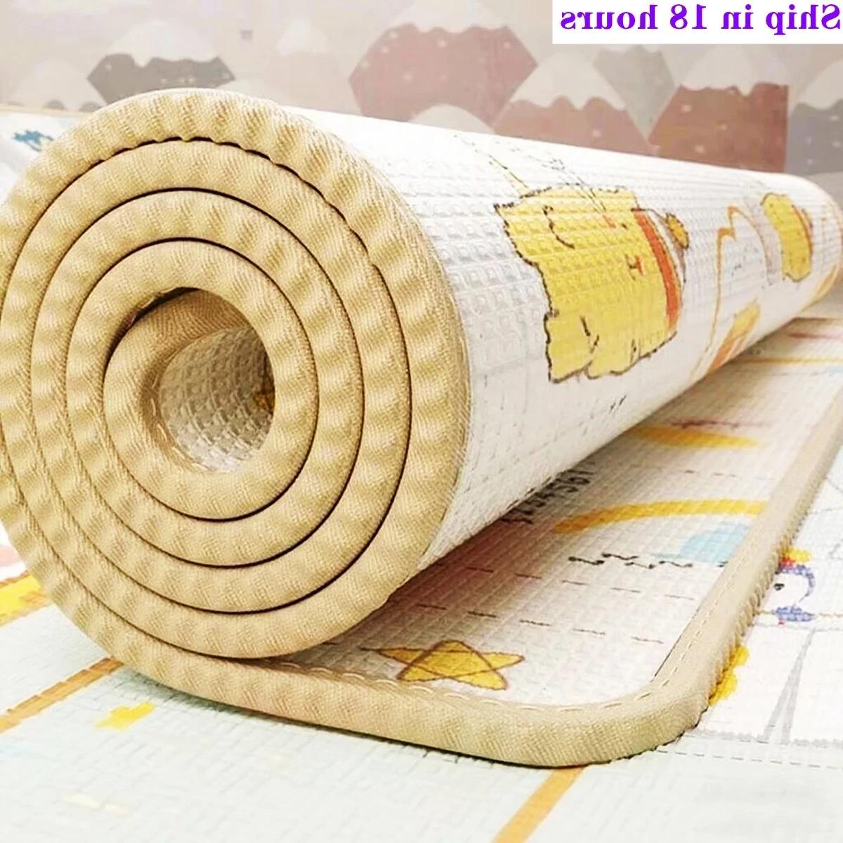 Tapis de jeu pour enfants 200x1 0/180x1 0/180x120cm tapis de sécurité épais tapis de jeu rampant ami
