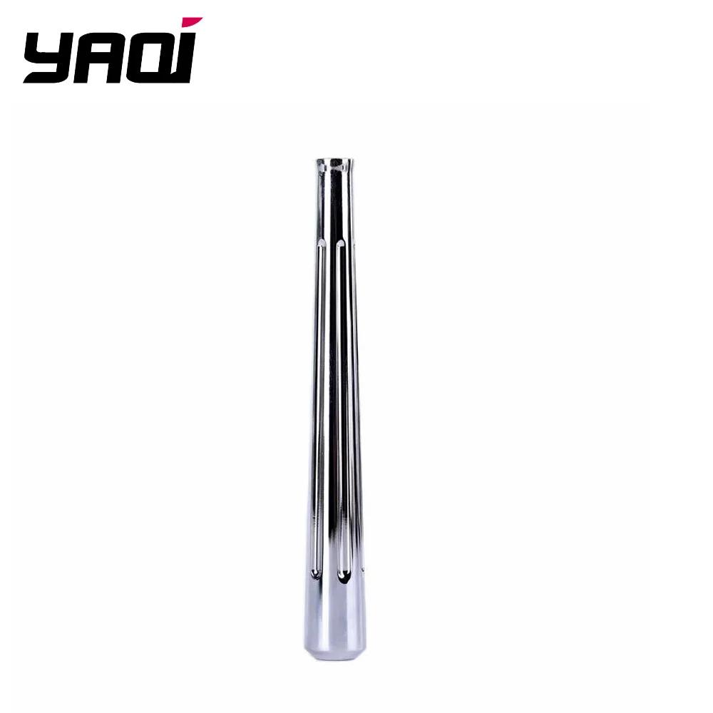 Yaqi Globe Trotter Poignée de rasoir de sécurité en laiton de couleur chromée