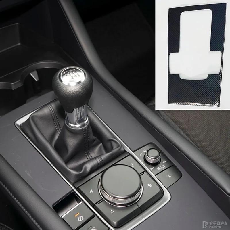 Autocollant métallique de garniture de panneau de vitesse intérieur de voiture, pour Mazda 3 MT manu