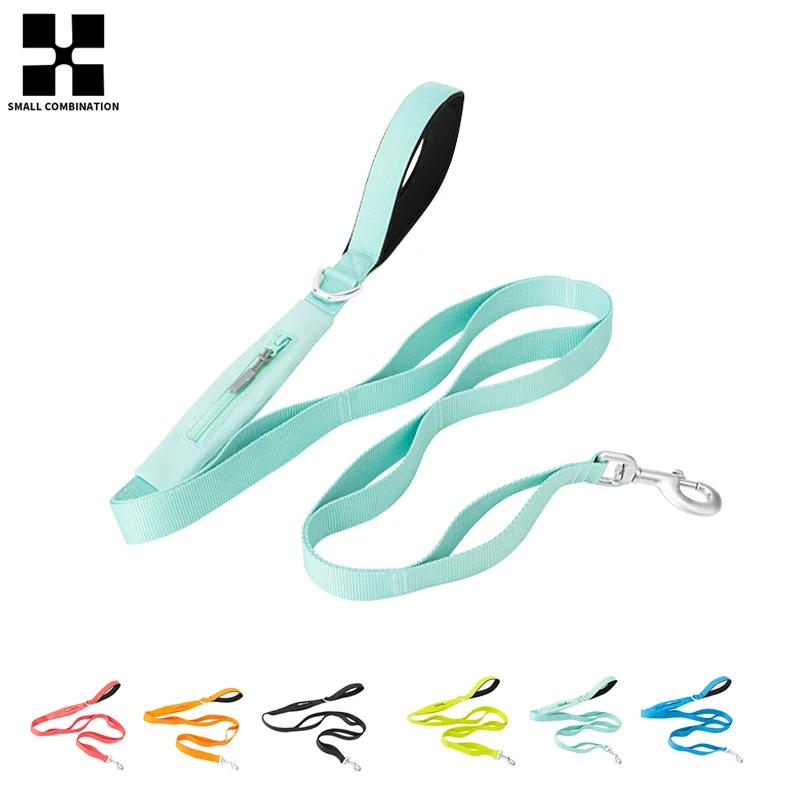 PEQUE COMBINATION Laisse légère pour chien pour petit, moyen et grand Laisse pour chien à double poi