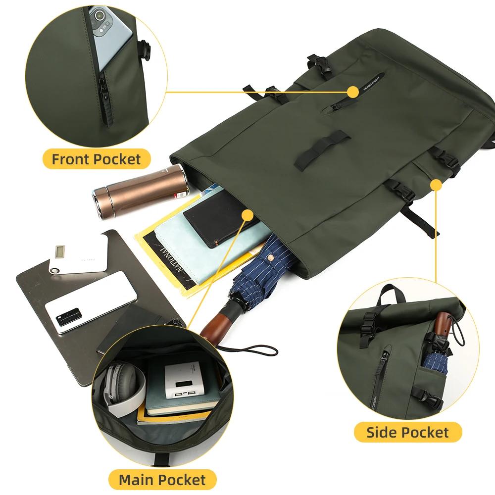 Heroic Knight – sac à dos pour hommes et femmes, sac de voyage enroulable pour l'extérieur, extensib