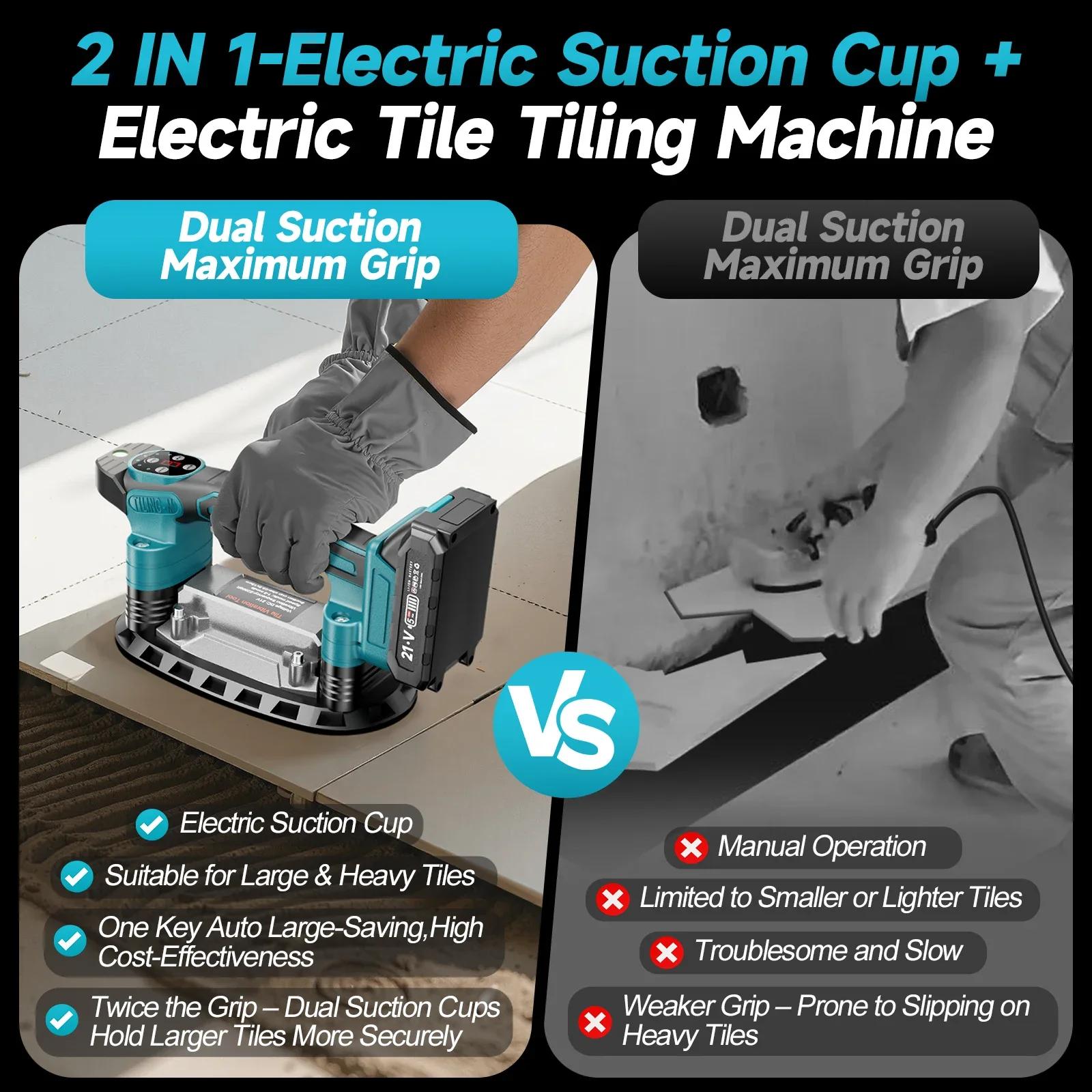 Makita – Machine de pose de carreaux à 9 vitesses, 400KG, nivellement par vibrations, outil électriq
