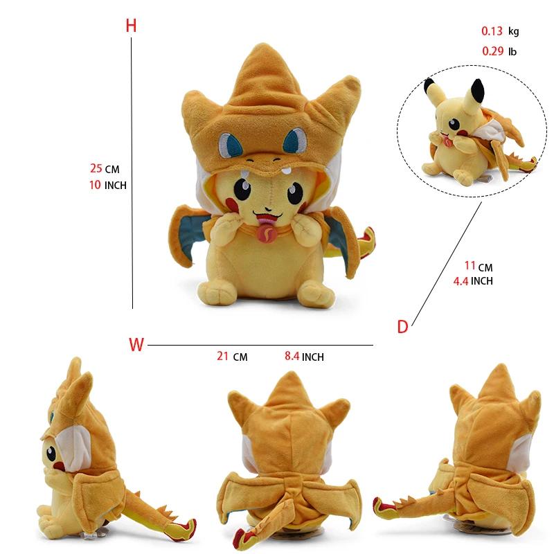 Jouets en peluche Cosplay Pikachu, Eevee, Lucario, Animal en peluche, beurre, cadeau de collection, 