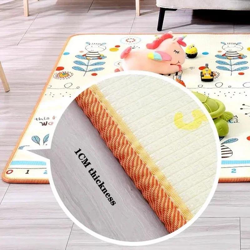 Tapis de jeu bébé non toxique haute qualité EPE - 5 tailles au choix - Tapis de sécurité pour enfants et activités