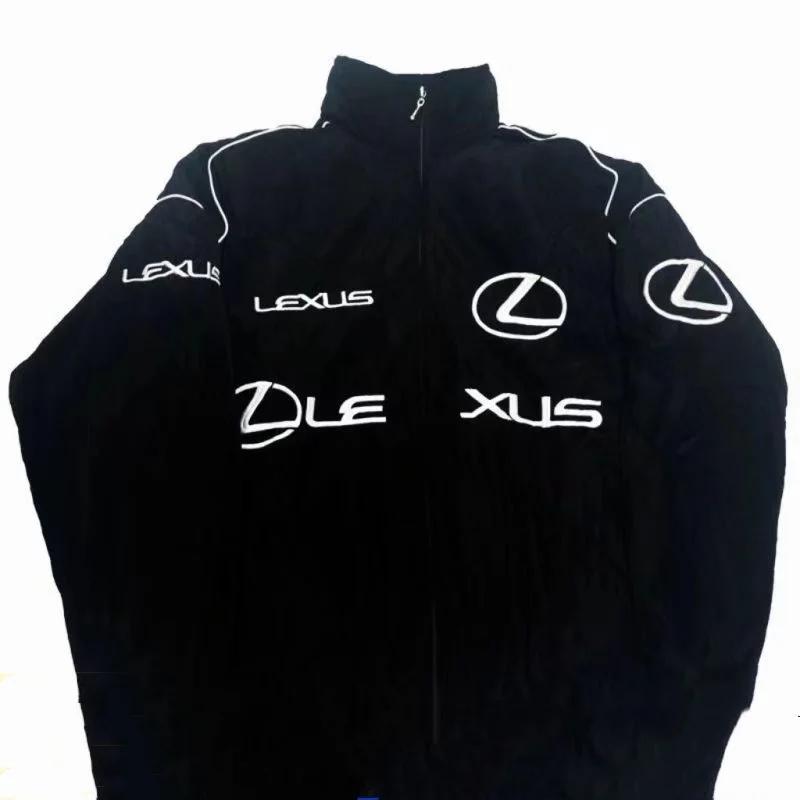 Blouson en coton brodé haut de gamme Lexus pour la course F1 et la moto, veste de moto chaude, vêtem