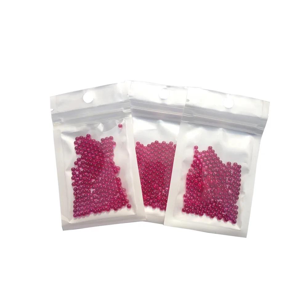 Boules de rubis de 3 mm de diamètre extérieur fabriquées à partir de pierre de pierres précieuses en