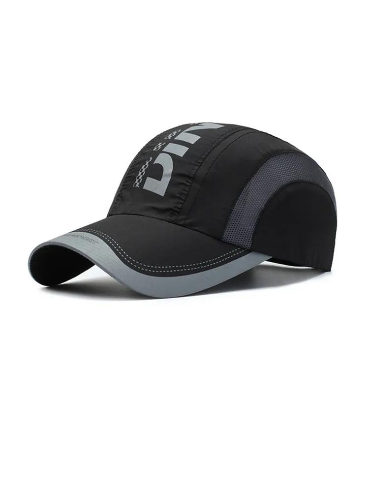 Casquette à visière légère, à séchage rapide et élégante, casquette de baseball unisexe respirante d