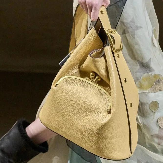 Sac à langer élégant et minimaliste de créateur pour femme, en cuir de luxe, grande capacité, sac à