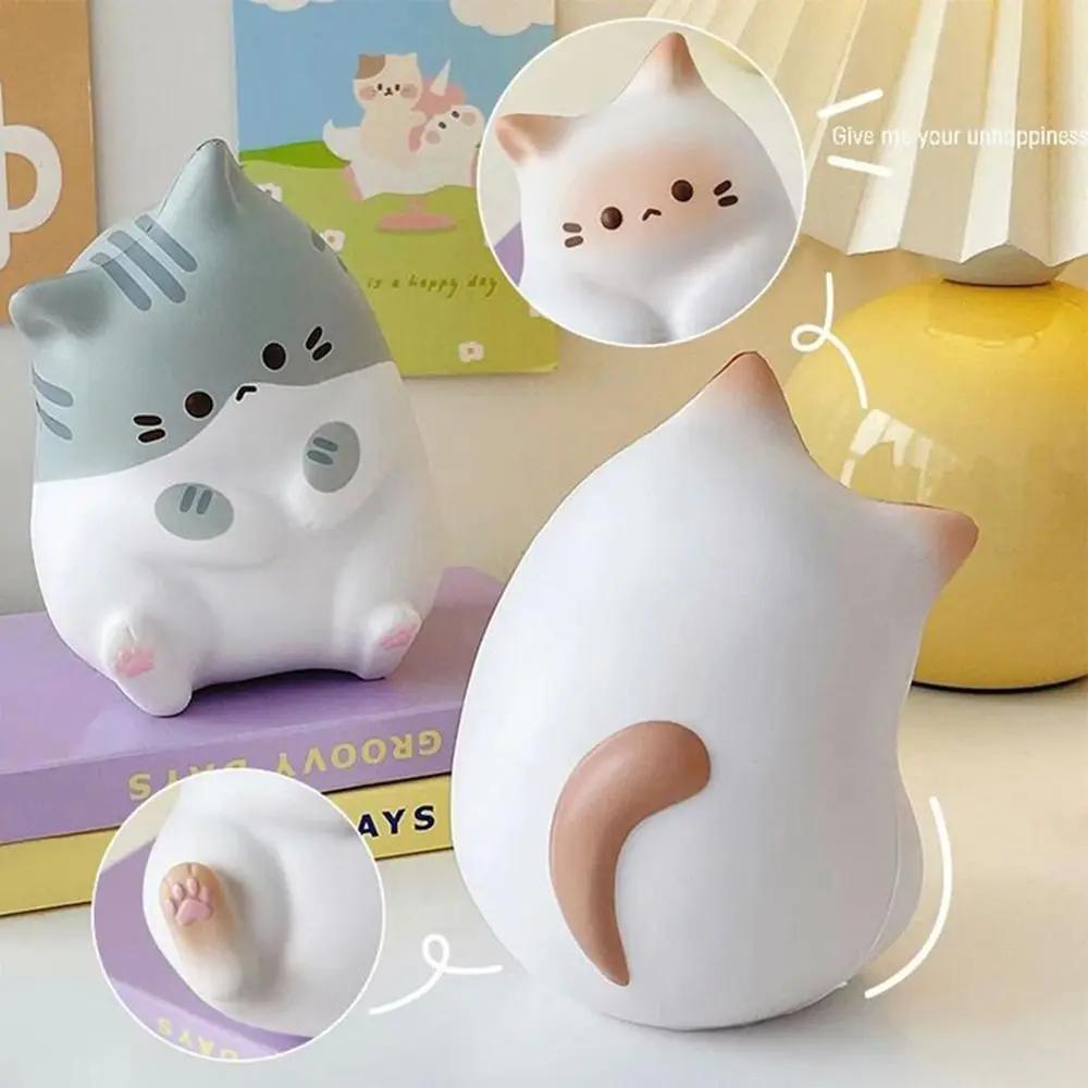Jouet spongieux en PU à montée lente, boule anti-stress, dessin animé, ornements de table, sous form