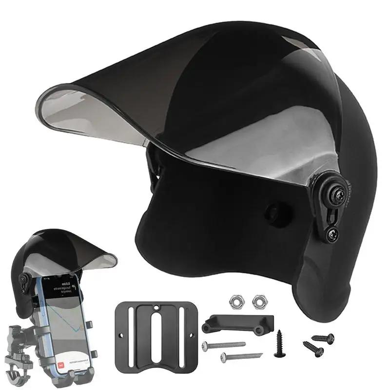 Support de téléphone portable pour moto, pare-soleil, casques de montage, petits casques de téléphon