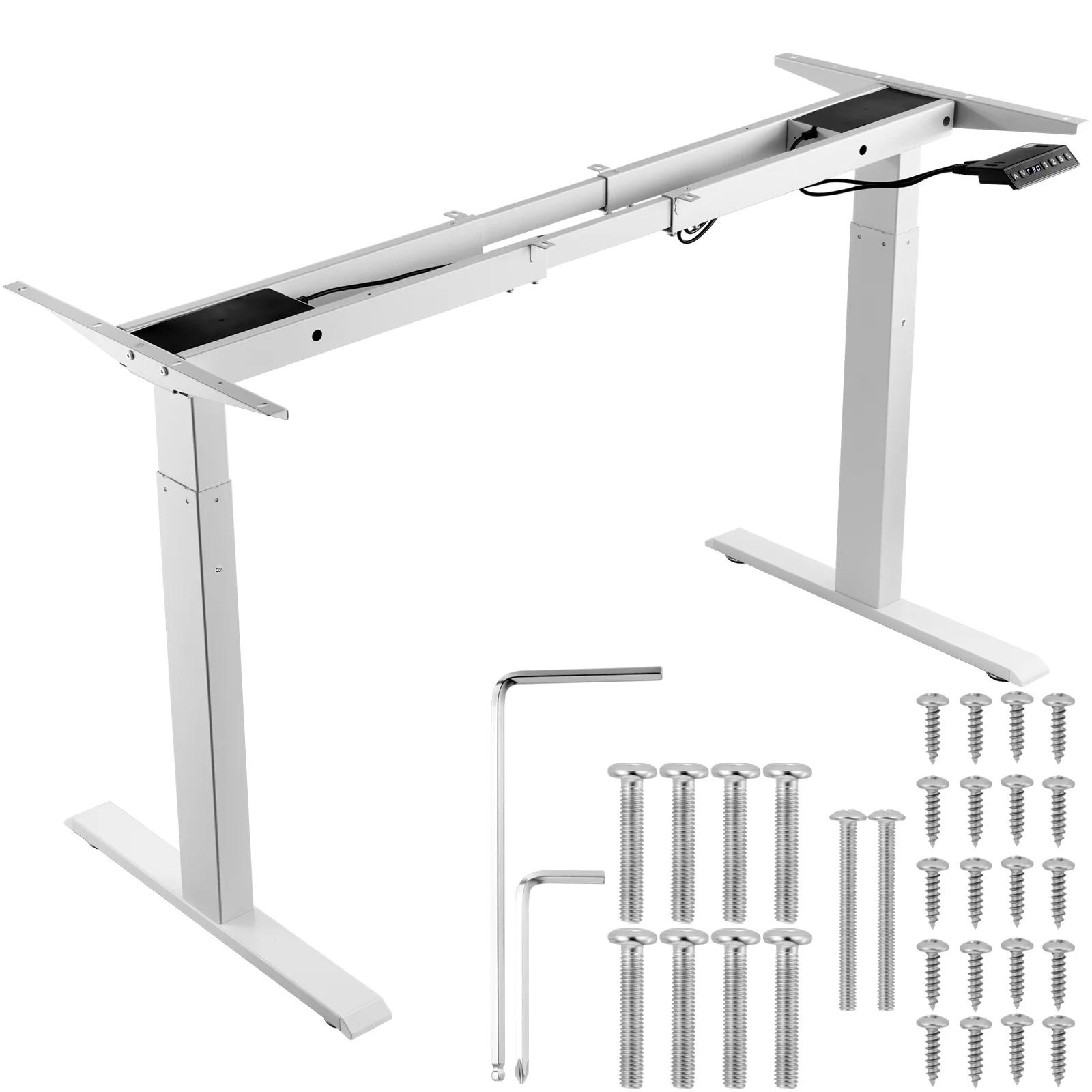 SucceBuy cadre de bureau debout électrique debout pieds de bureau d'ordinateur ergonomique bricolage