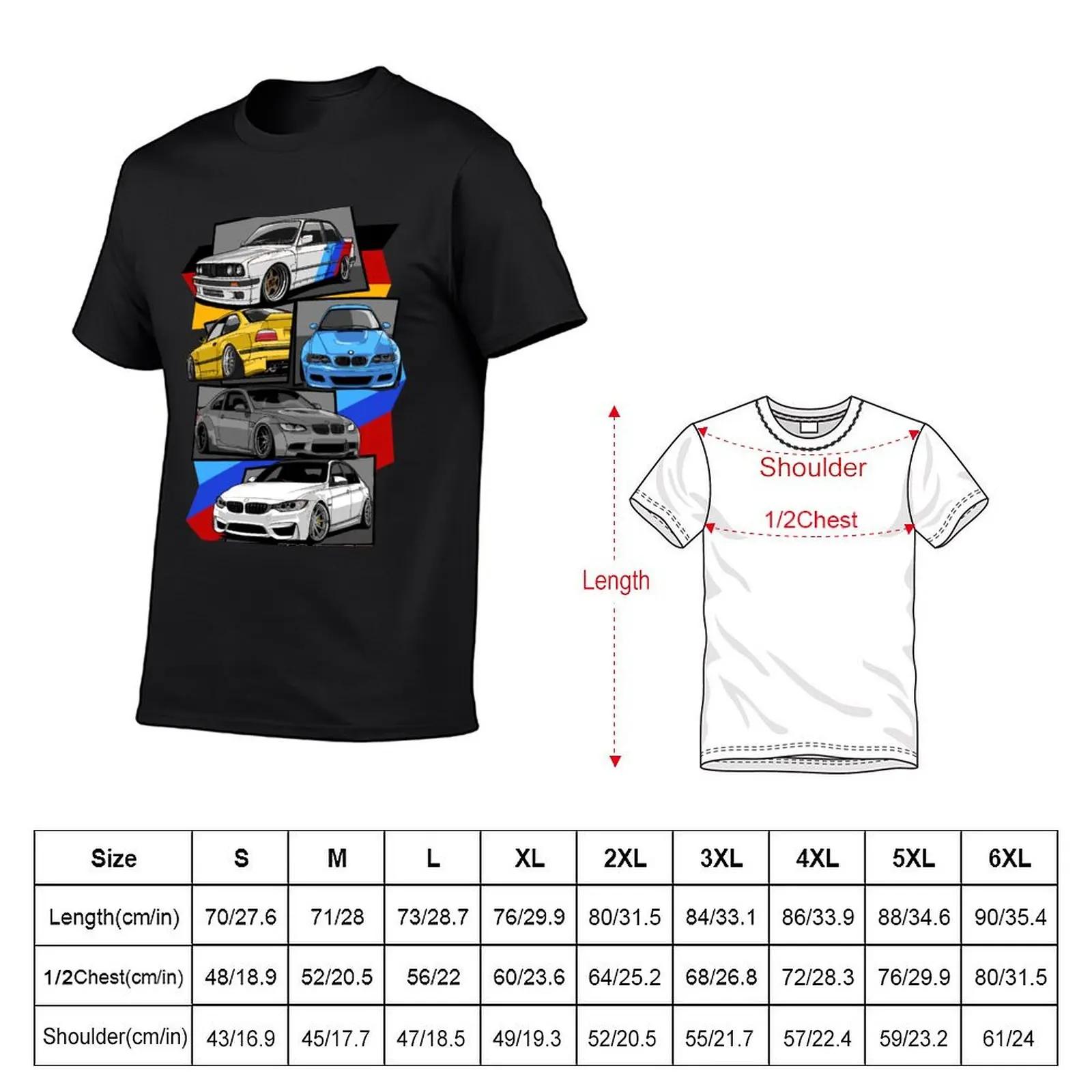 T-shirt noir pour homme, imprimé animal, puissance bavaroise, E30, E36, E46, E92, F80, M3
