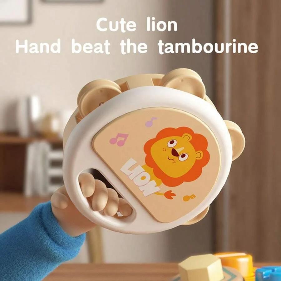 Tambourin à claquettes pour bébés, délicat, pour enfants