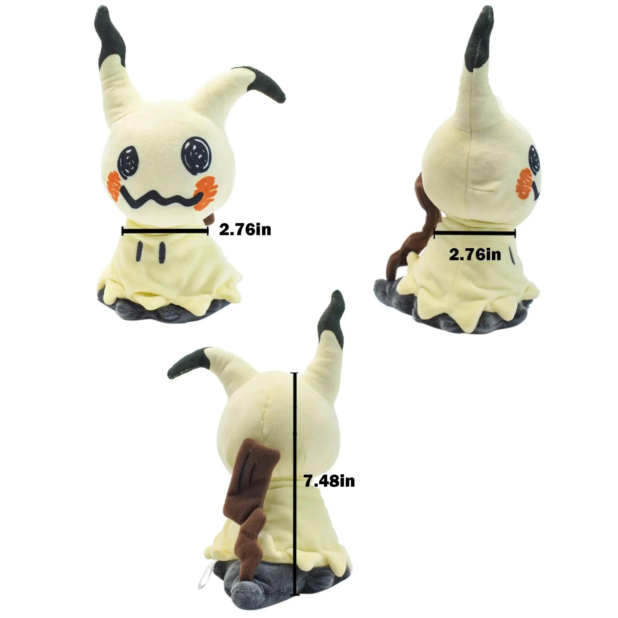 Jouet en peluche Mimikyu Eevee, poupées Anime Rick, cadeaux d'anniversaire pour enfants, Noël, 7"