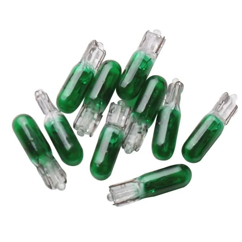 Lampe halogène T5 12v 1.2w W2W, 10 pièces, ampoules pour tableau de bord, éclairage d'intérieur de v