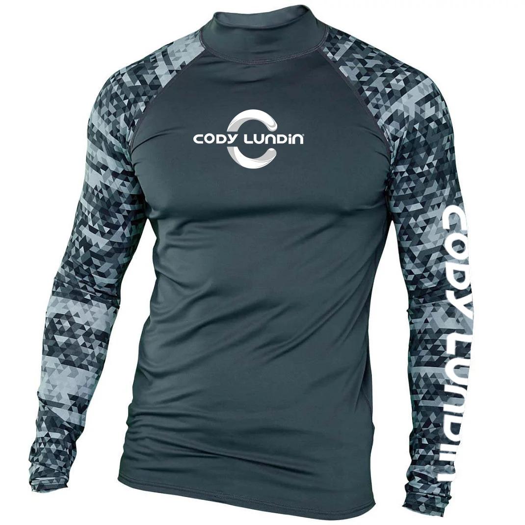 Surf natation plongée T-Shirts Compression longue éruption garde maillots de bain hommes Protection 
