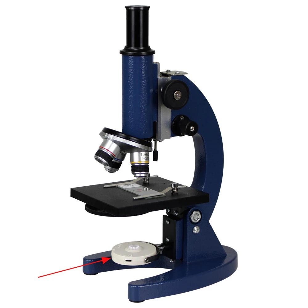 EYSDON-Source de lumière LED réglable pour microscopes Seattle, lampe d'éclairage, miroir