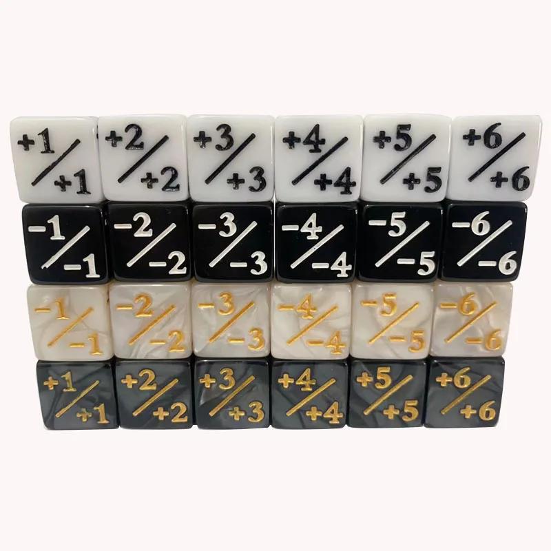 Compteurs de dés à 6 côtés de 16mm + 1 jouet pour enfants, comptage pour carte de rassemblement MTG,