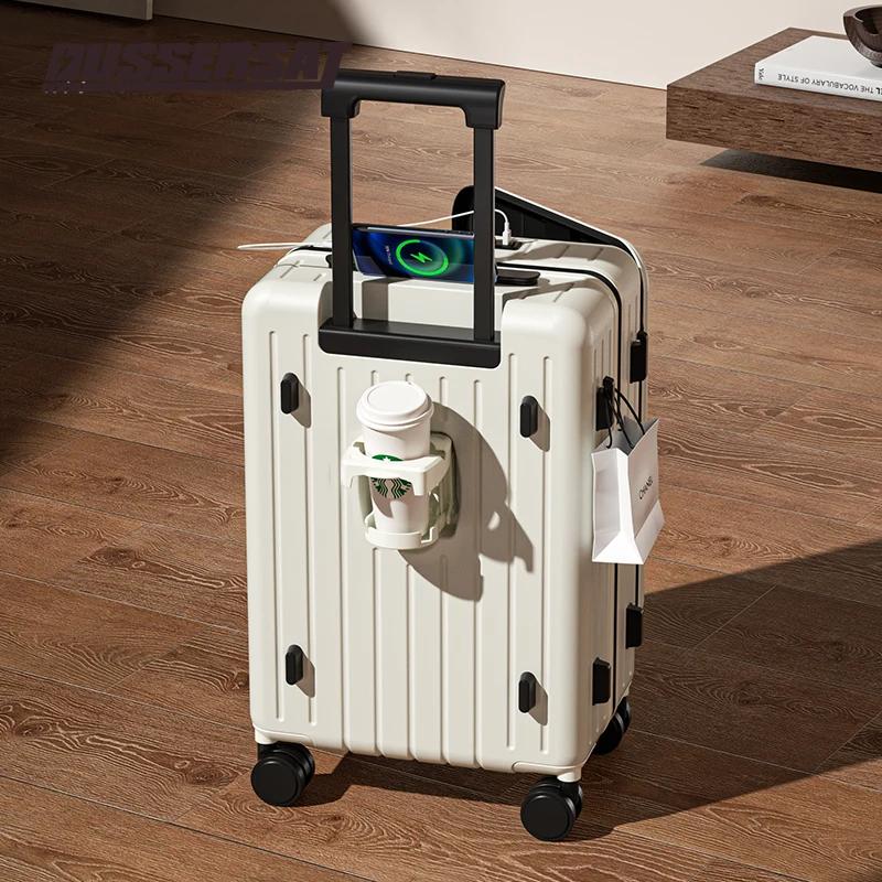 Nouvelle valise ouverte avant cabane boîtier de chariot 20/24/26 pouces cadre de haute qualité valis