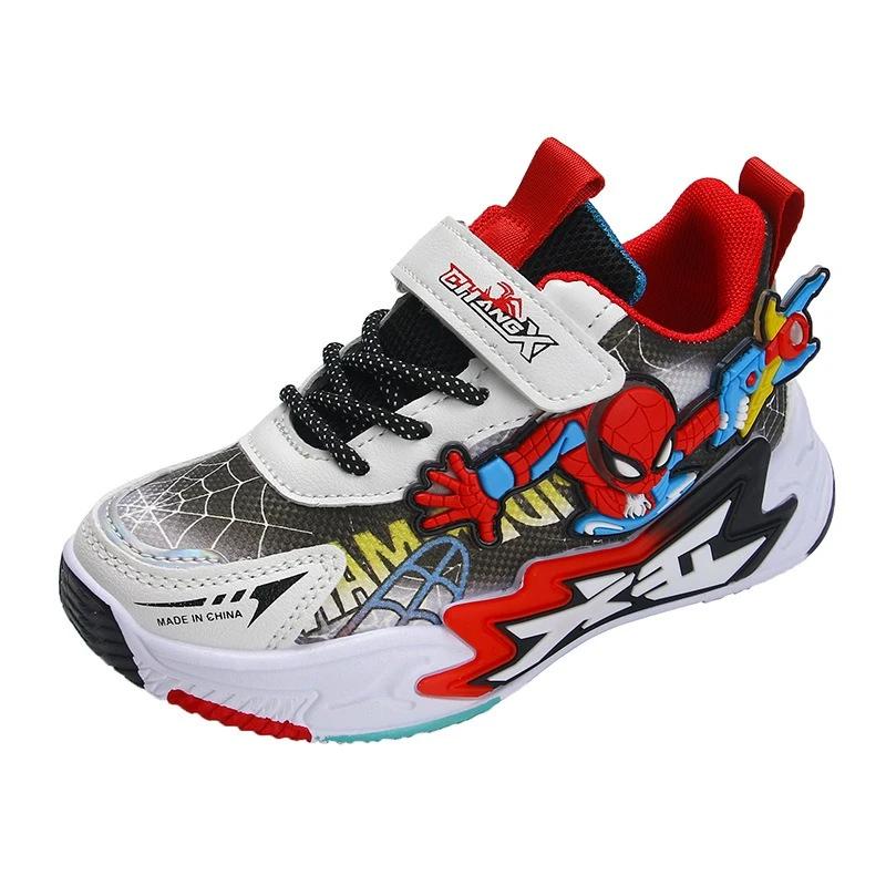 Baskets en maille Spider-Man pour garçons, collection Printemps-Automne 2026, chaussures de course l