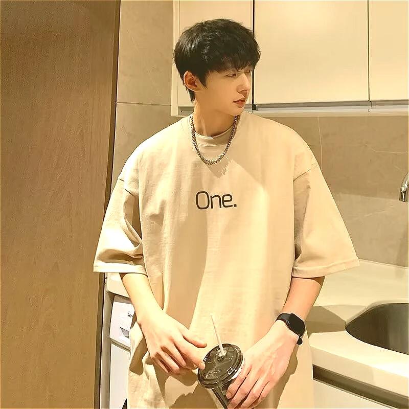 【M-8XL 】 Tee Respzed pour hommes Lettres adt décontractées avec sens un T-shirt imprimé Convient aux