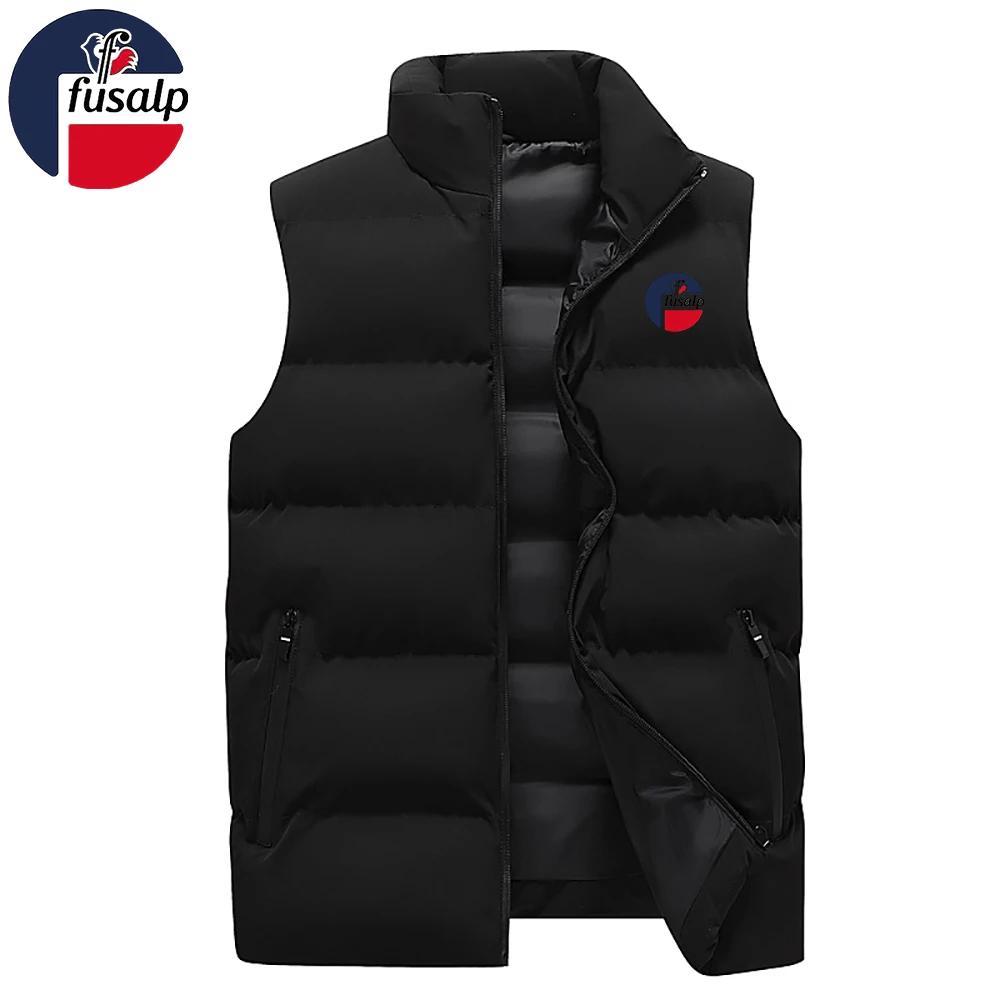 Gilet en molleton thermique épais pour homme FUSALP, vêtement chaud et décontracté pour l'hiver, sty