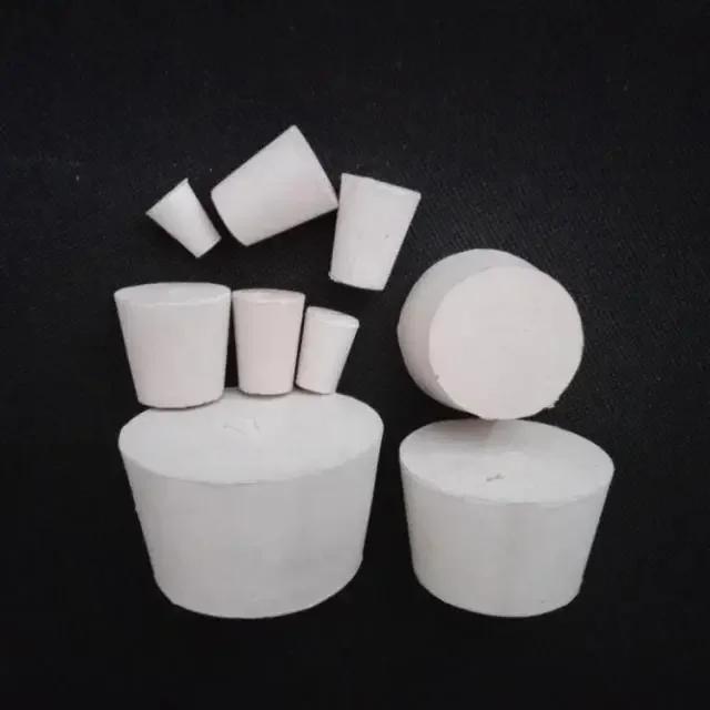 Bouchons coniques en caoutchouc solide, 8mm-62mm, pour tubes à essai de laboratoire, 15 tailles asso