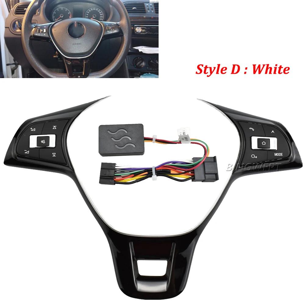 Bouton de téléphone de commutateur Audio multifonction modifié pour VW Polo Golf 2014 – 2019, bouton