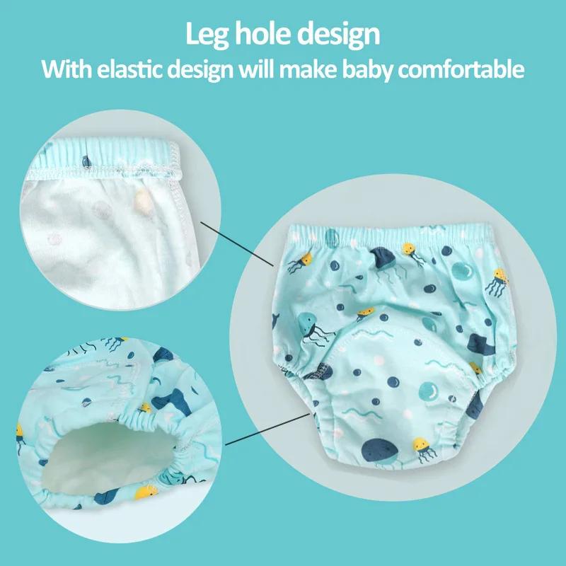 Couches-culottes réutilisables pour bébé, culottes d'apprentissage de la propreté pour enfants, couc