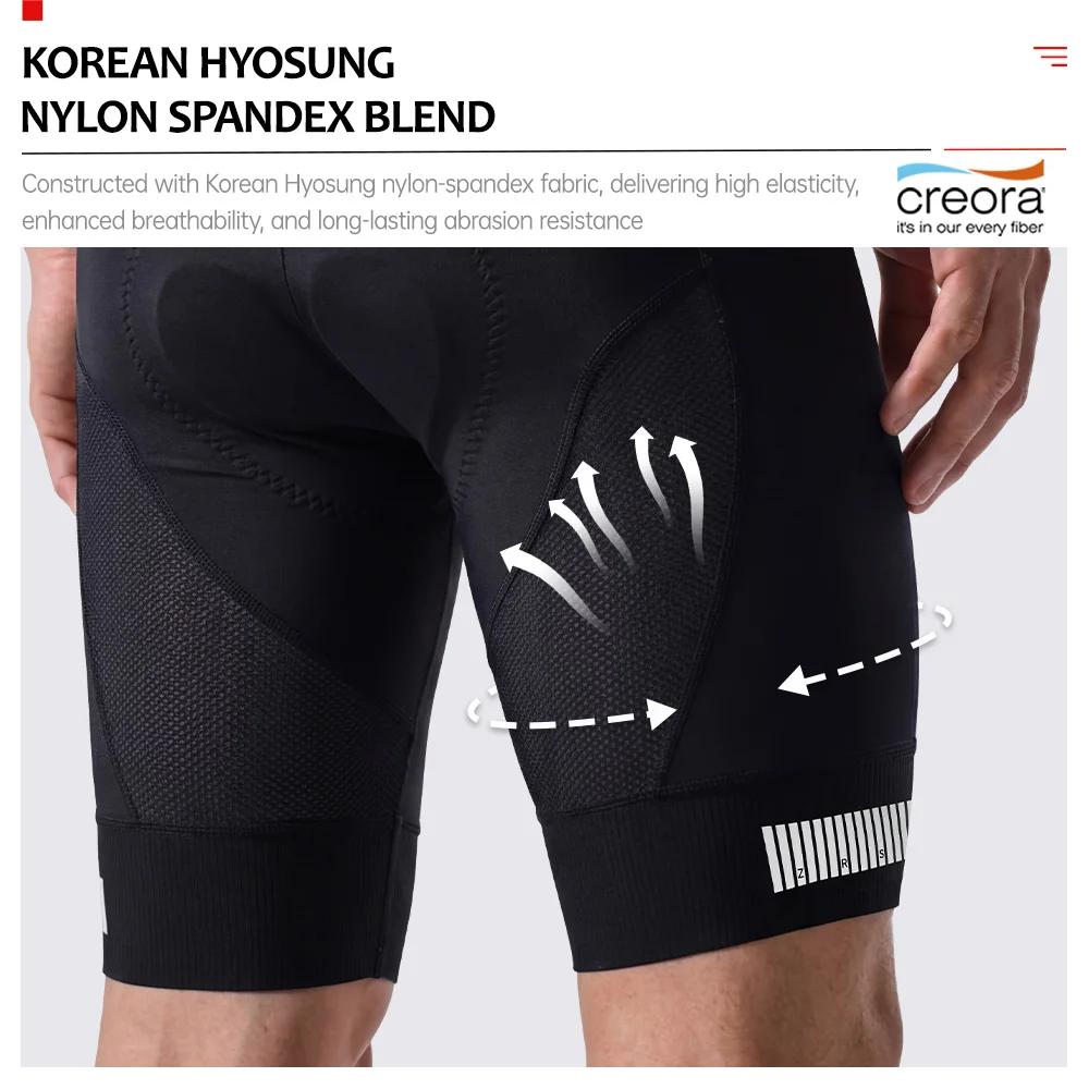 Ensemble de veste et de short de cyclisme pour homme ZRSE, respirant, à séchage rapide, coupe ajusté