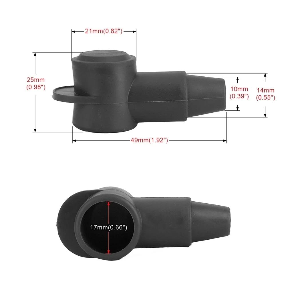 Couvercles de bornes de batterie positifs et négatifs, 10/6 pièces, isolation de batterie de voiture