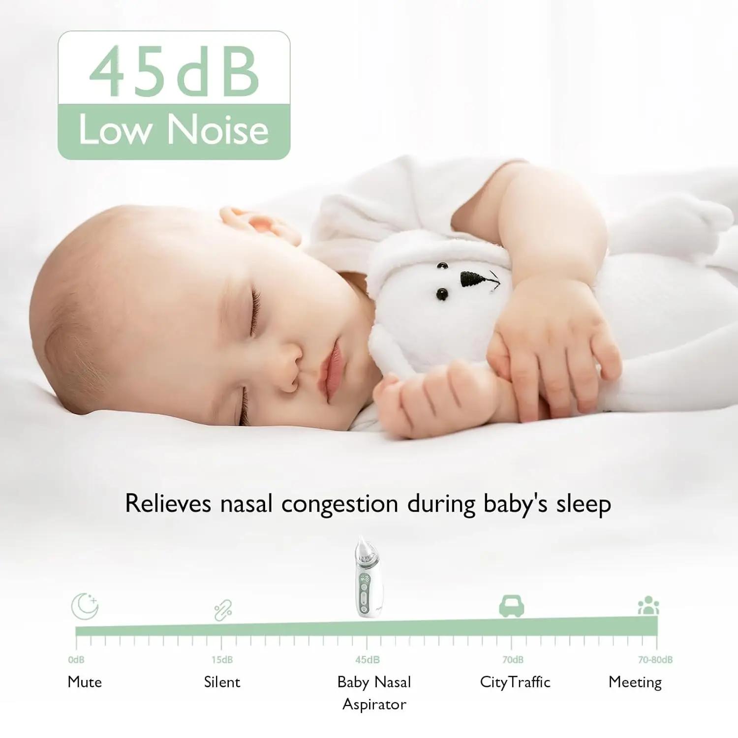 Momcozy-Aspirateur nasal électrique portable pour bébé, aspiration de bain, aspirateur antarctique, 