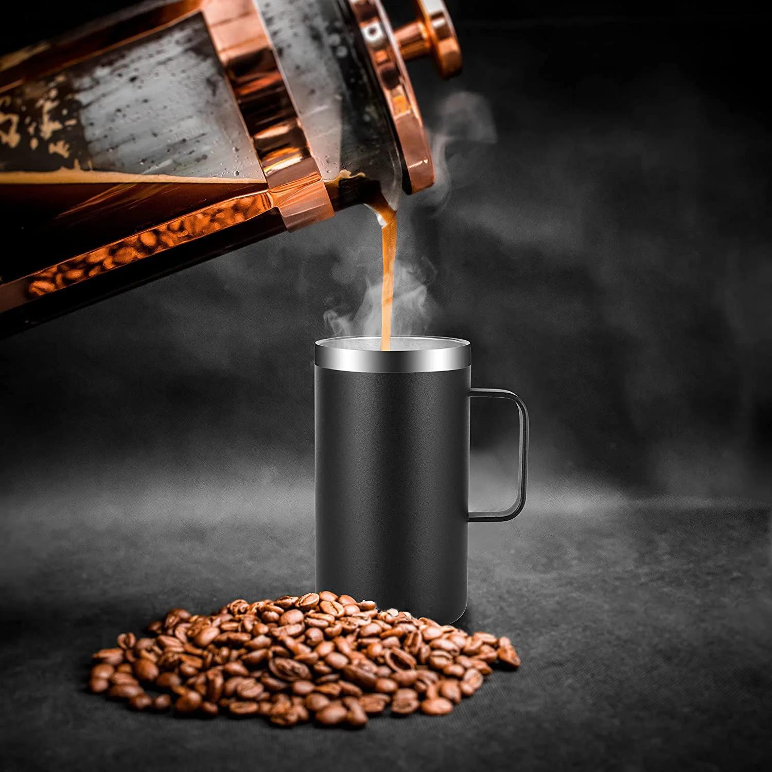 Tasse à café en acier inoxydable de 680ml, Thermos anti-fuite, flacon thermique de voyage sous vide,