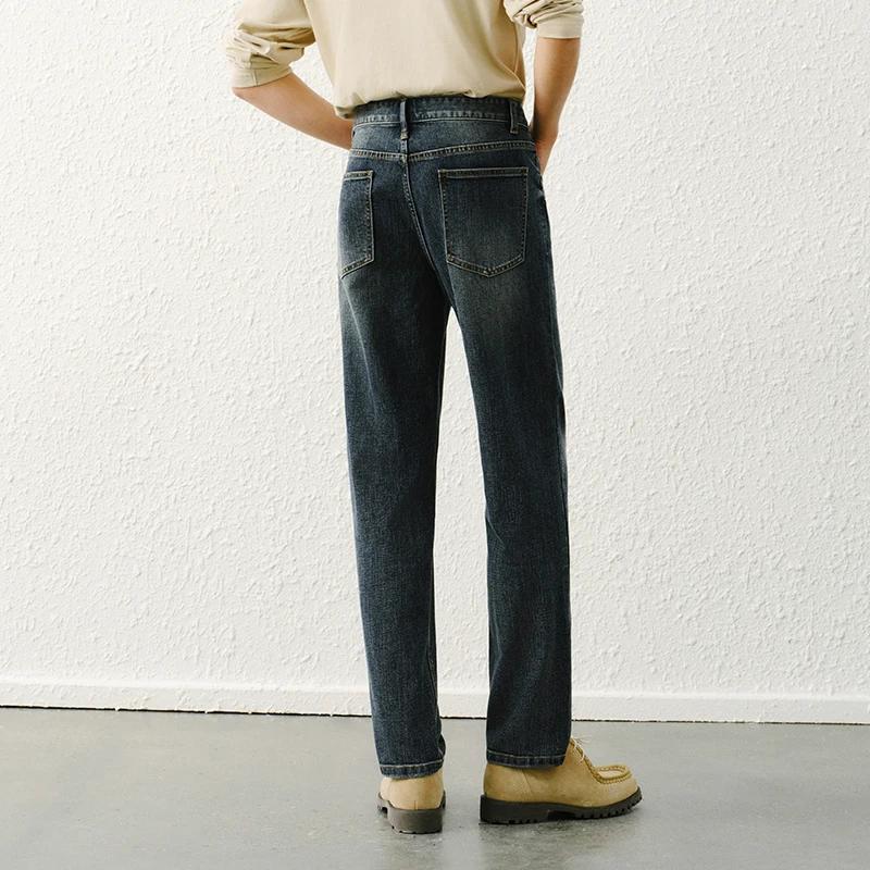 Semir jean hommes printemps modèle Vintage en détresse jambe droite trajet basique polyvalent décont