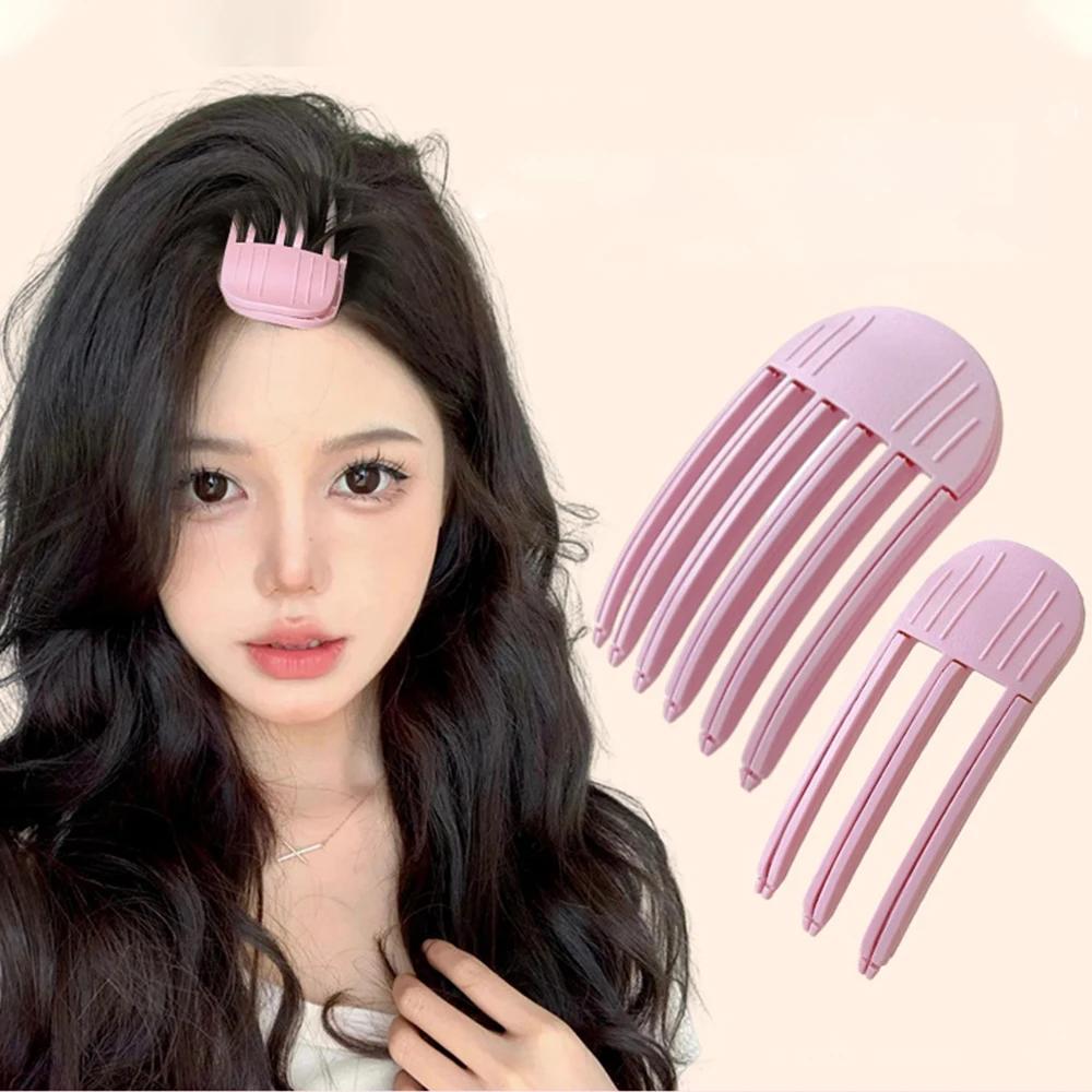 Épingle à cheveux moelleuse rouleau à cheveux friser frange Clips racines de cheveux volumisant pinc