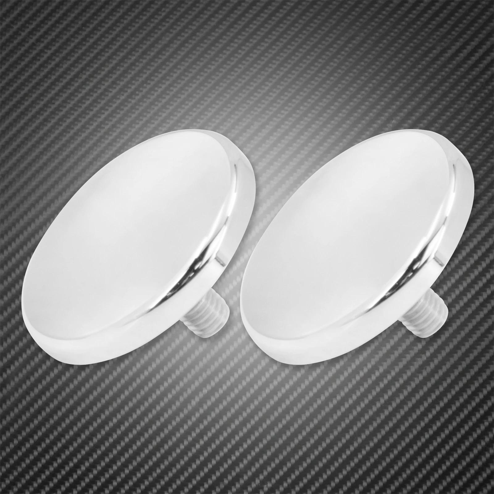 2x bouchons de miroir de carénage intérieurs Choppers, noir/Chrome, pour Harley Touring Electra Stre
