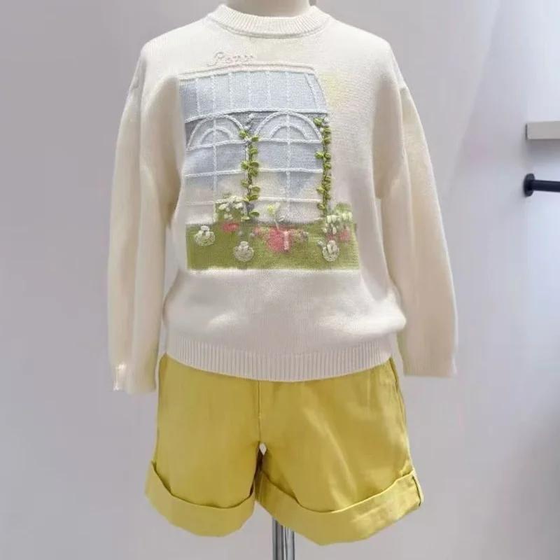 Pré-vente (expédition en mars) 2026 – Nouveau pull tricoté pour filles, collection printemps-été, vê