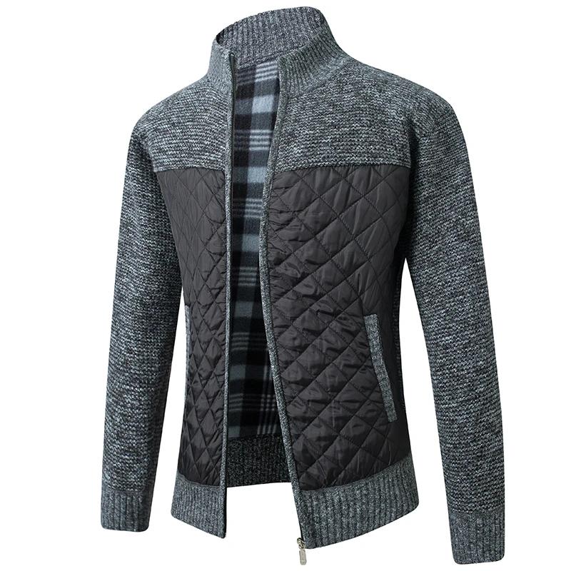 Manteau cardigan tricoté en automne et en hiver, version coréenne de coupe ajustée et pull tendance