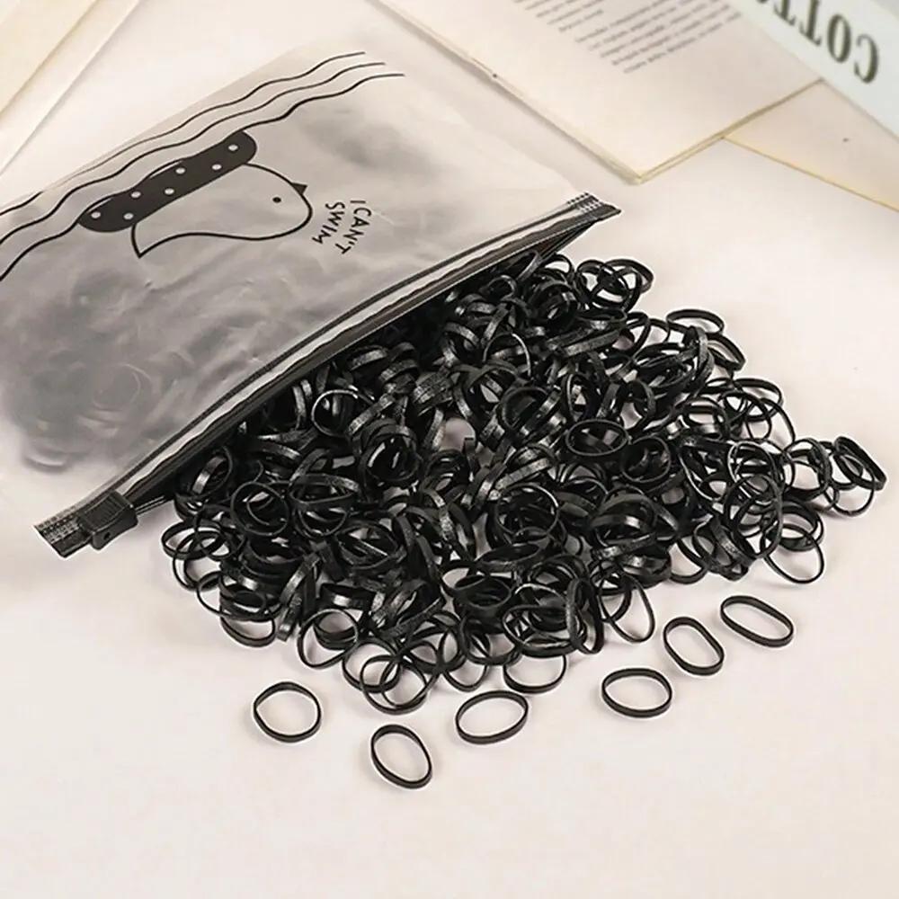 1000/2000 pièces couleur enfants élastique jetable noir Transparent haute élasticité aucun dommage a
